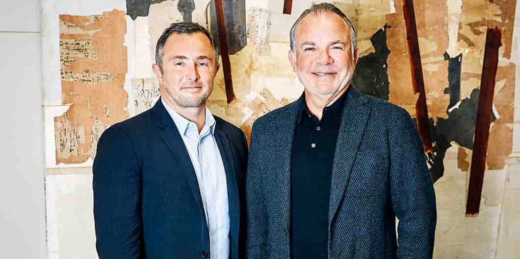 Le directeur général de Nexity Jean-Philippe Ruggieri et son président Alain Dinin