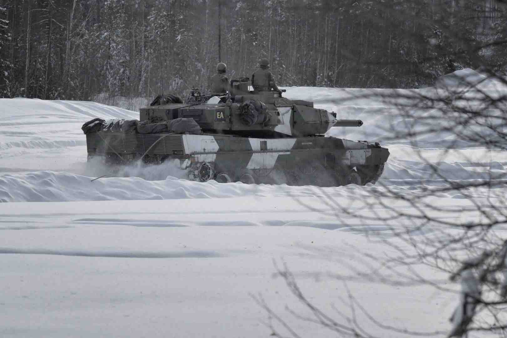 Un char leopard 2 a boden, en suede
