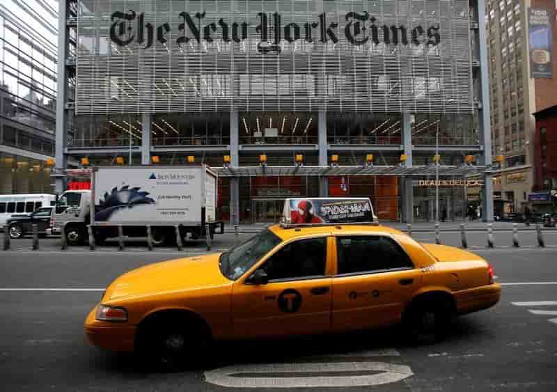Le benefice du new york times soutenu par l'essor du numerique