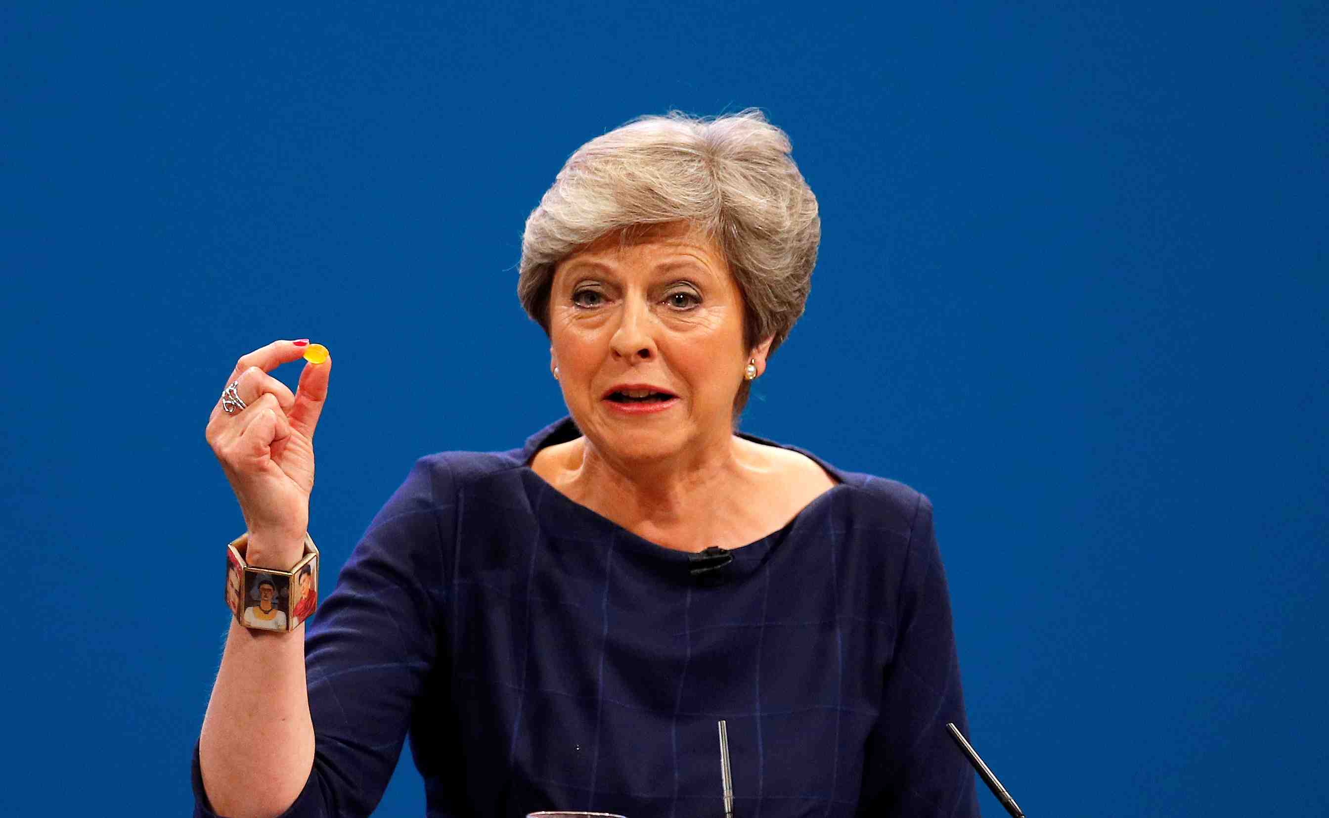 Theresa may en difficulte apres son discours catastrophe