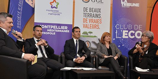Le Club de l'éco immobilier, organisé par La Tribune Montpellier le 15 mars 2019, dans le cadre du salon de l'immobilier