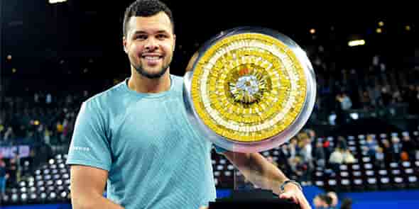 Jo-Wilfried Tsonga, vainqueur de l'édition 2019