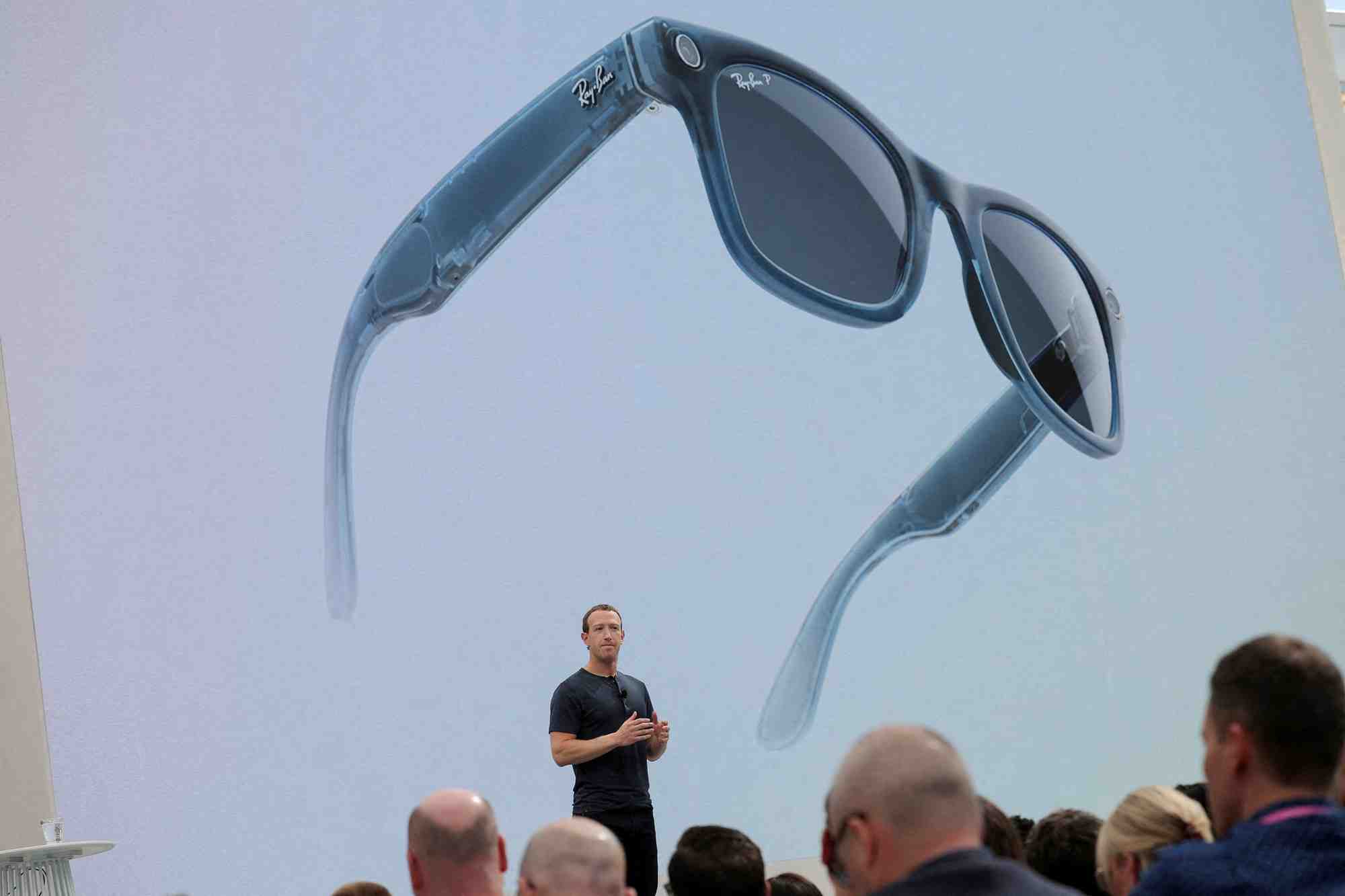 Mark zuckerberg, directeur general de meta, lors de l'evenement meta connect