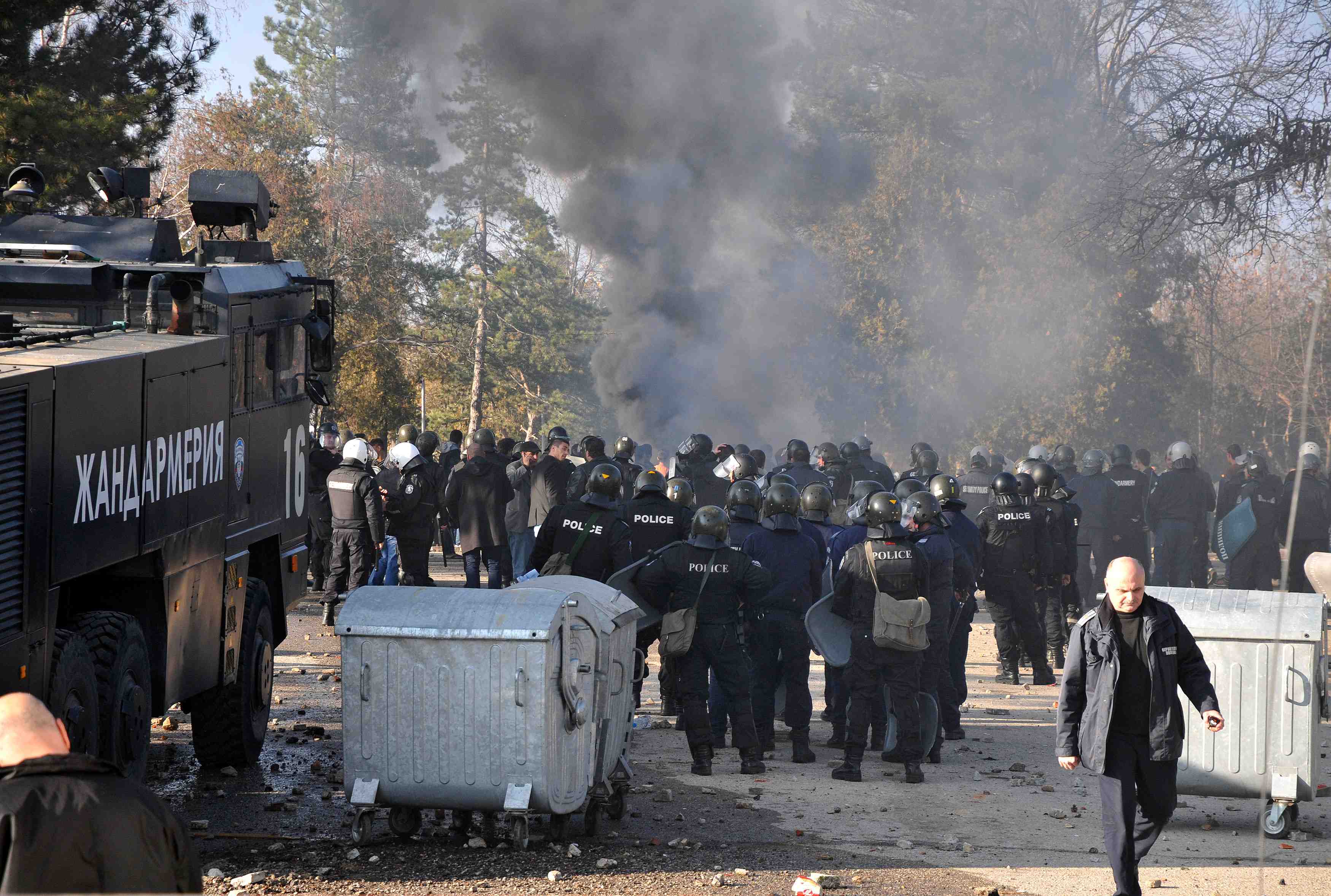 Incidents dans un camp de refugies en bulgarie
