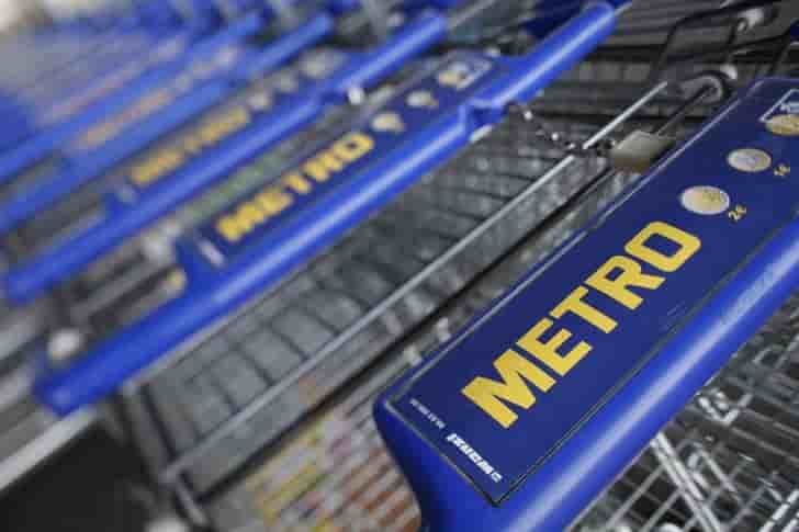 Metro affecte par ses magasins de gros et hypermarches real au t1