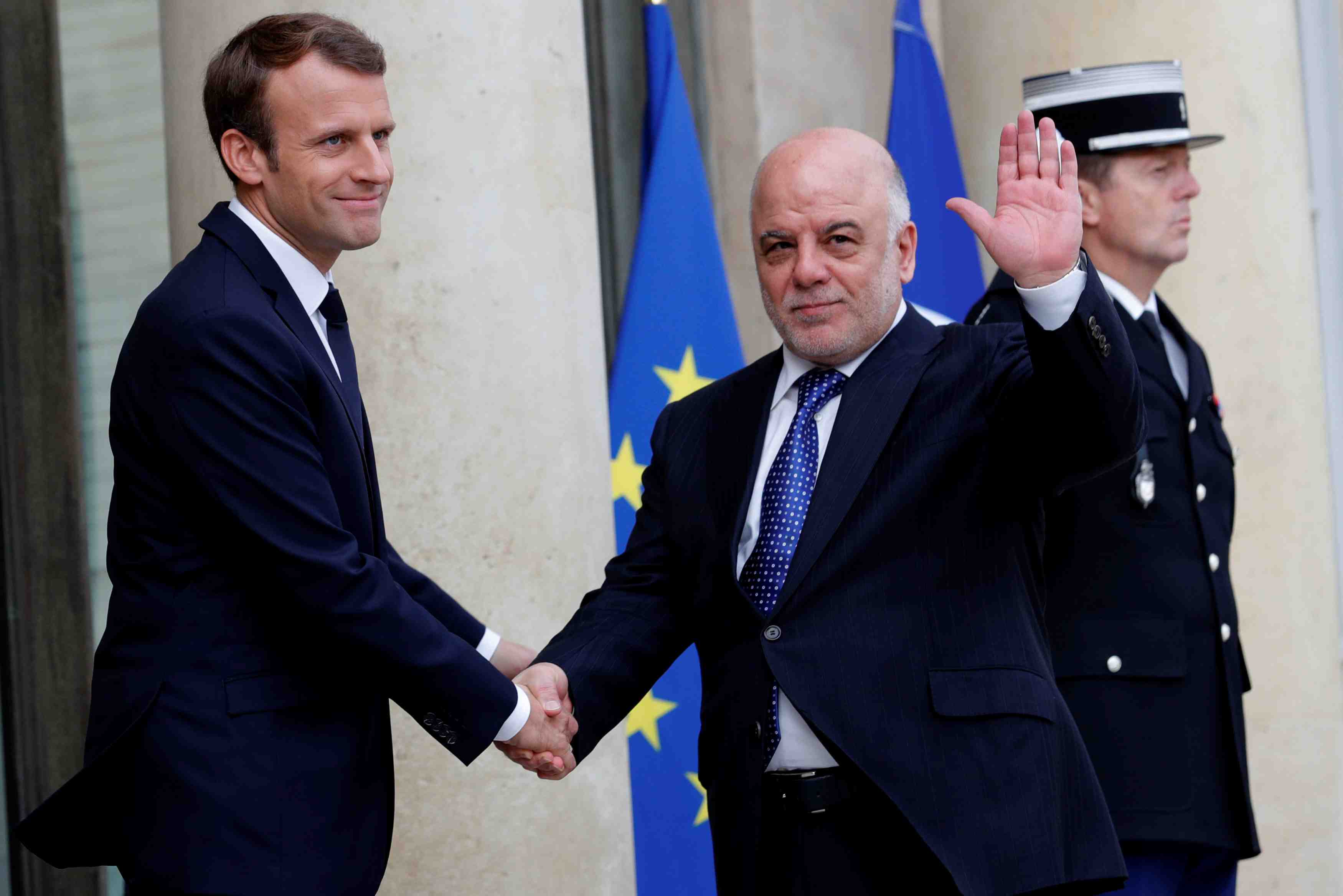 La france restera en irak tant que bagdad le voudra, affirme macron