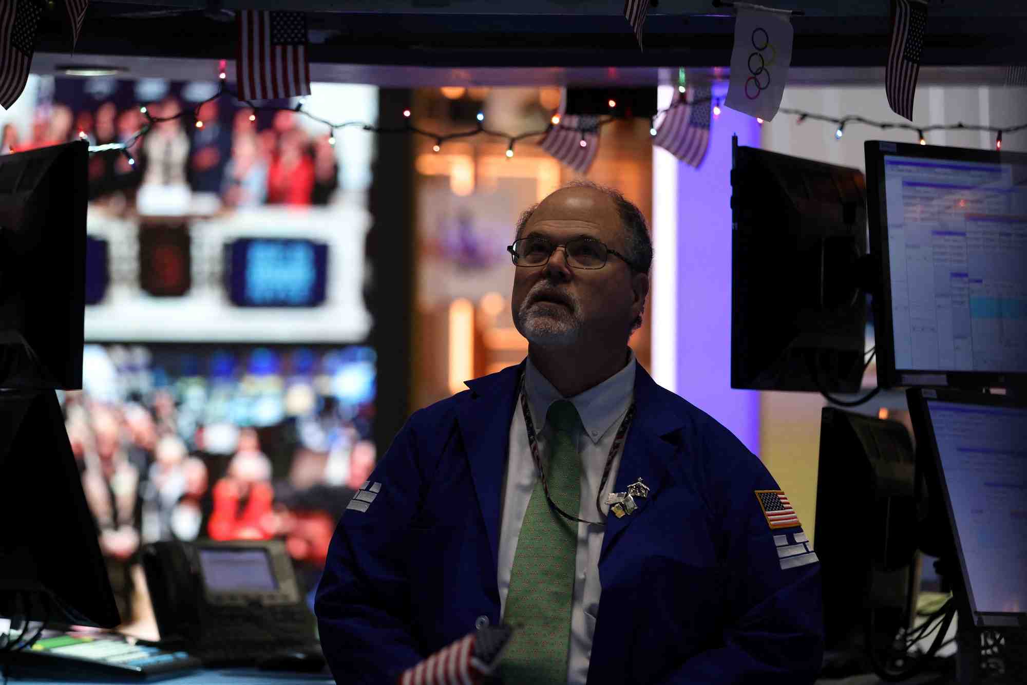 Annonce des taux d'interet de la reserve federale a la bourse de new york
