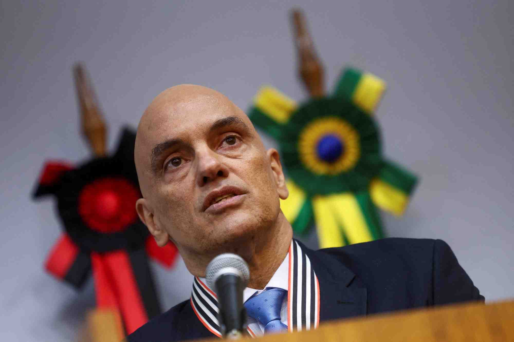Le juge de la cour supreme du bresil, alexandre de moraes