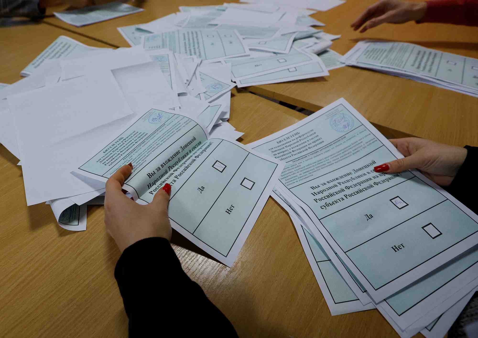 Referendum sur le rattachement de la republique populaire autoproclamee de donetsk a la russie