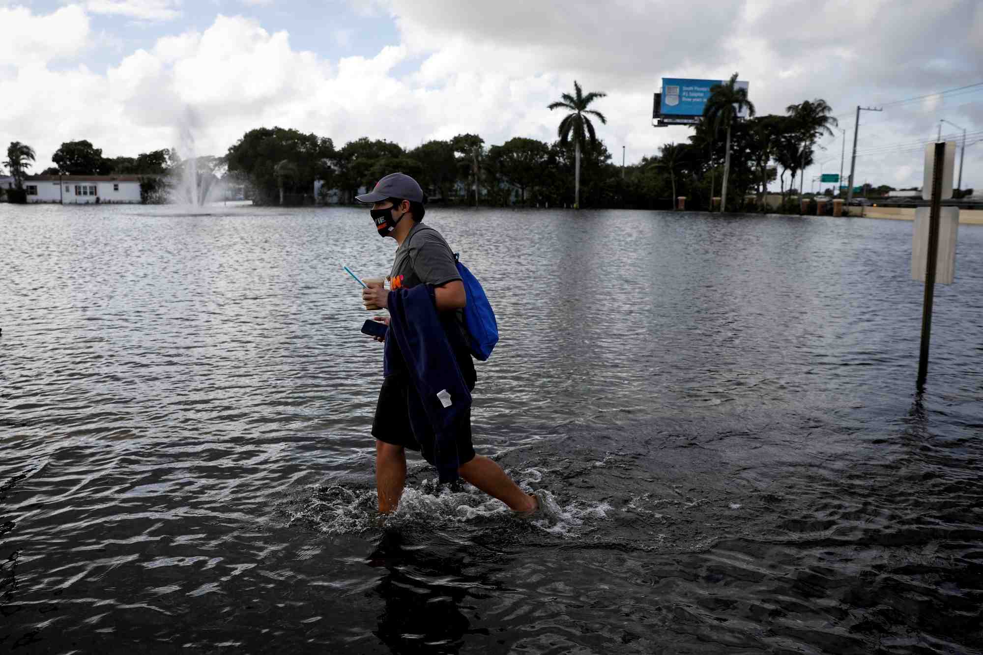 Selon l'étude d'Axa, la majorité des sondés citent les événements climatiques extrêmes comme principale source d'inquiétude dans le futur.