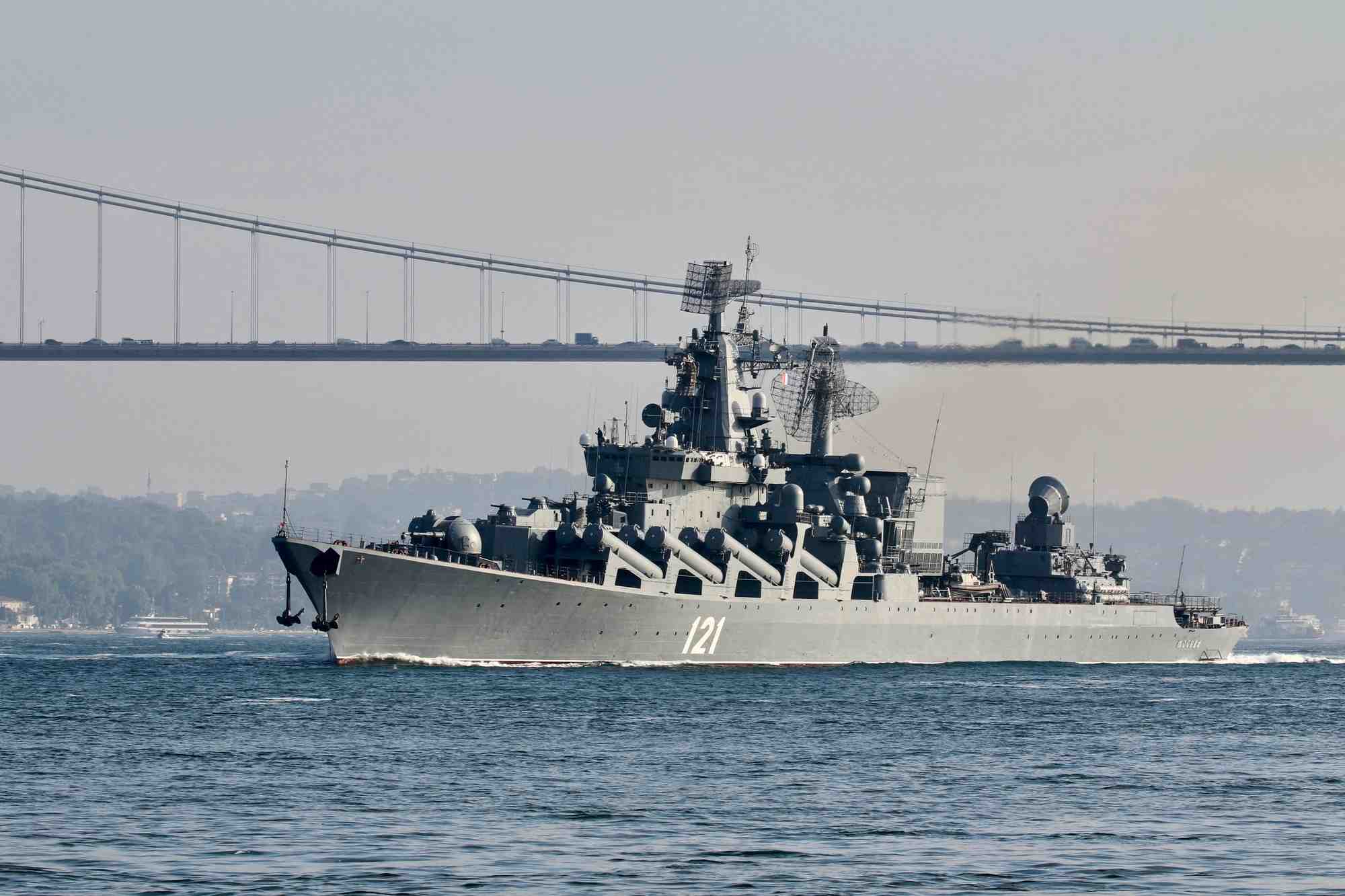 Les etats-unis pensent que le croiseur russe a ete coule par des missiles ukrainiens