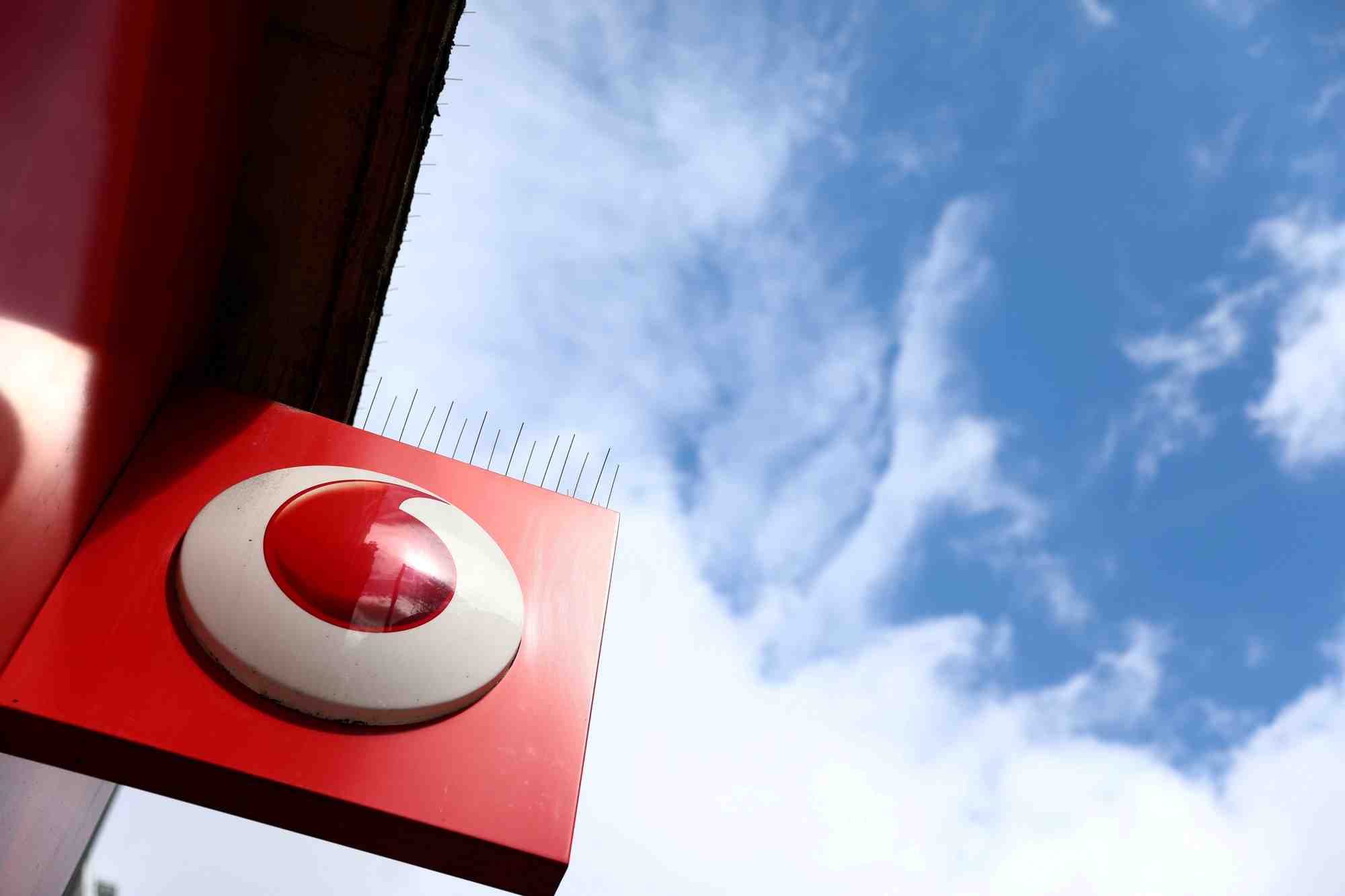 Un magasin vodafone a londres