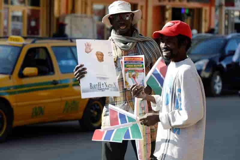 Adama barrow de retour en gambie
