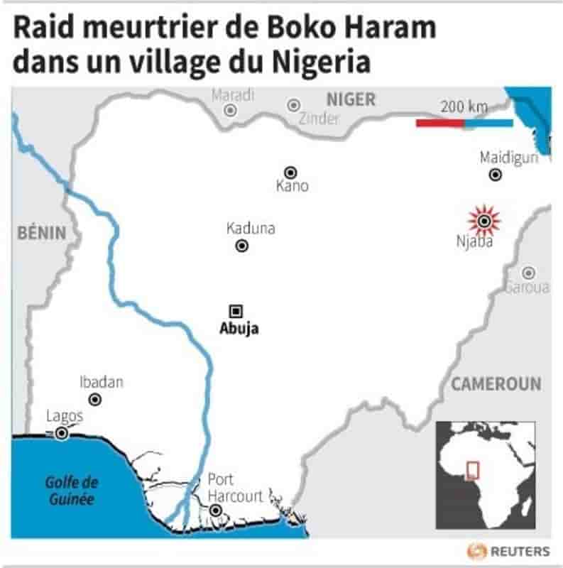 Raid meurtrier de boko haram dans un village du nigeria