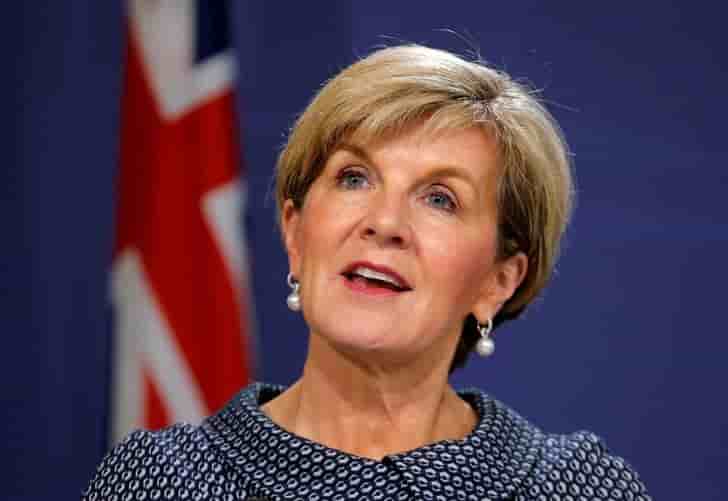 Australie: bishop ironise sur les compliments de trump a brigitte macron
