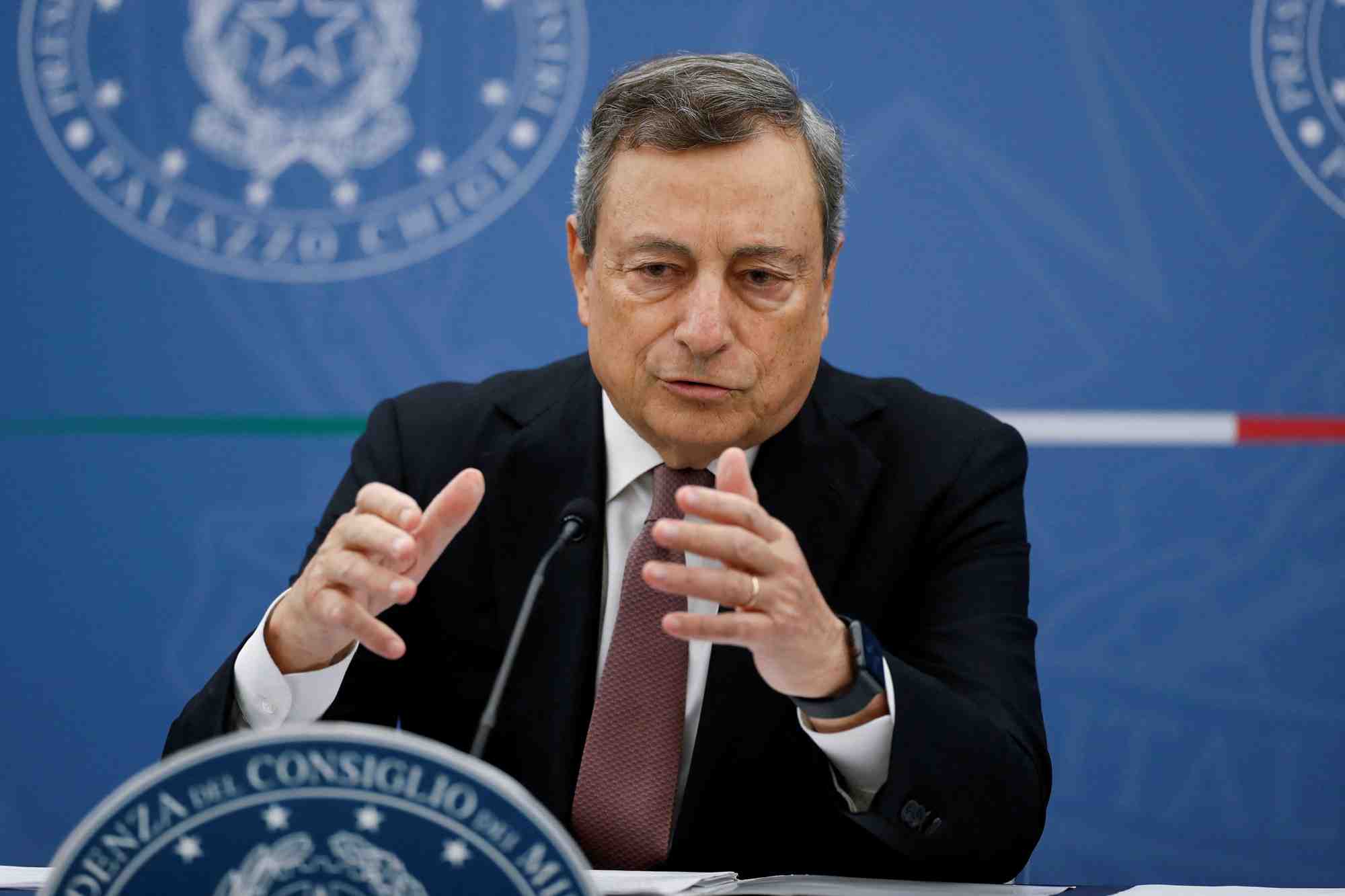 Mario Draghi, Italie
