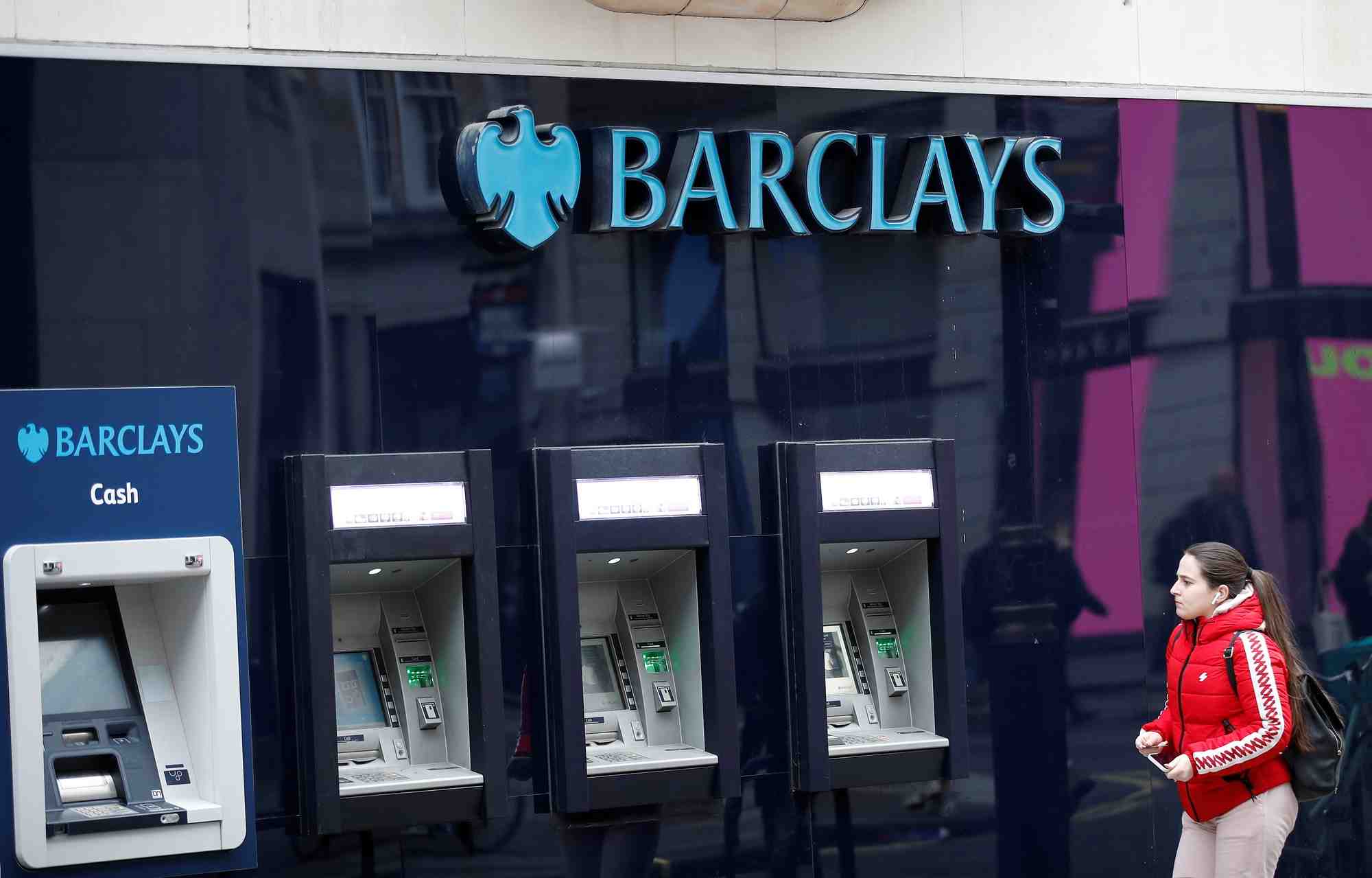 Une succursale de la banque barclays a londres