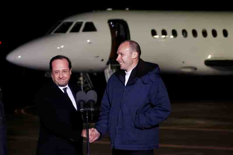 L'ex-otage Georges Vandenbeusch de retour en France