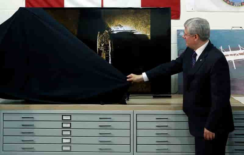 L'épave d'un navire de l'expédition Franklin retrouvée au Canada