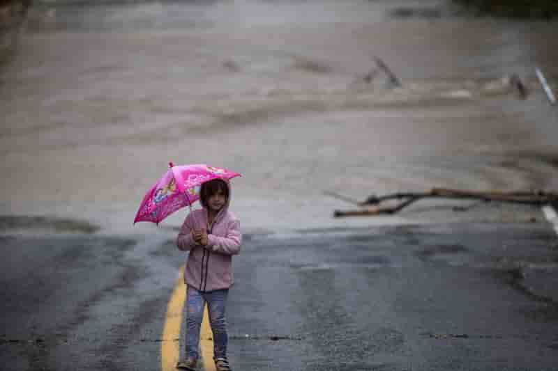 Fortes precipitations a houston, au texas