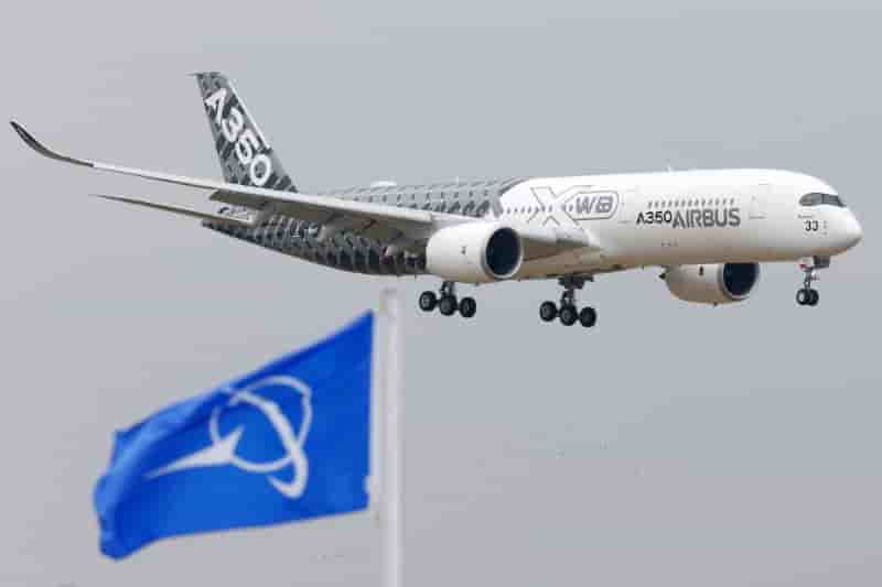 Ue et usa mettent fin au litige commercial entre airbus et boeing, dit leyen