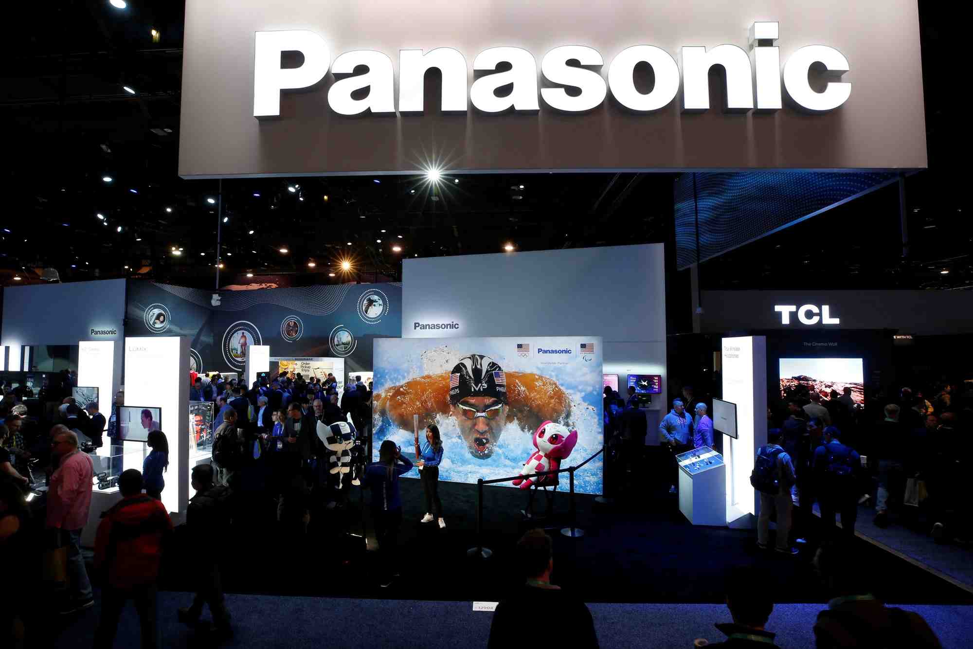 Le stand panasonic au ces 2020 a las vegas
