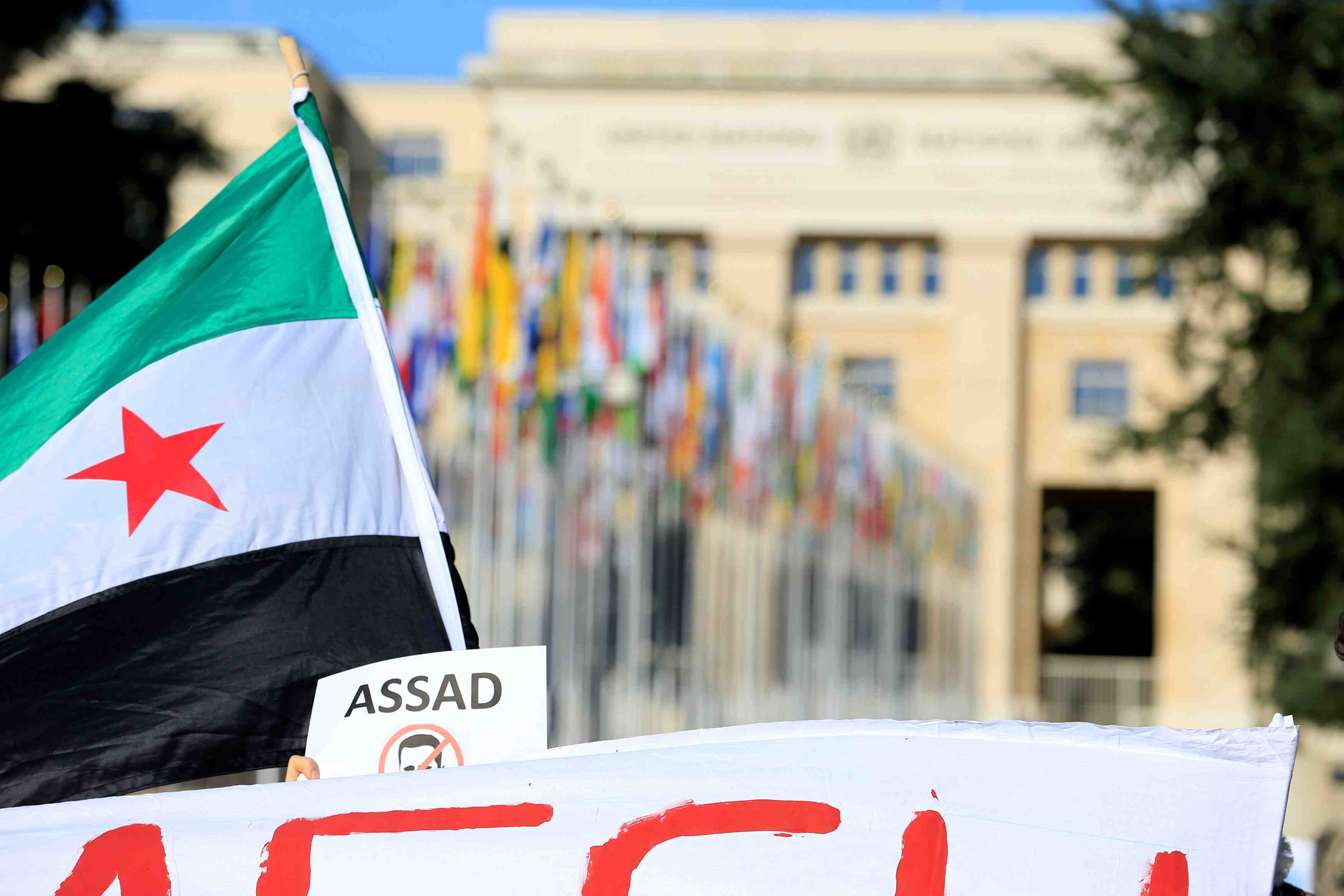 Reunion entre opposants syriens et diplomates russes a geneve