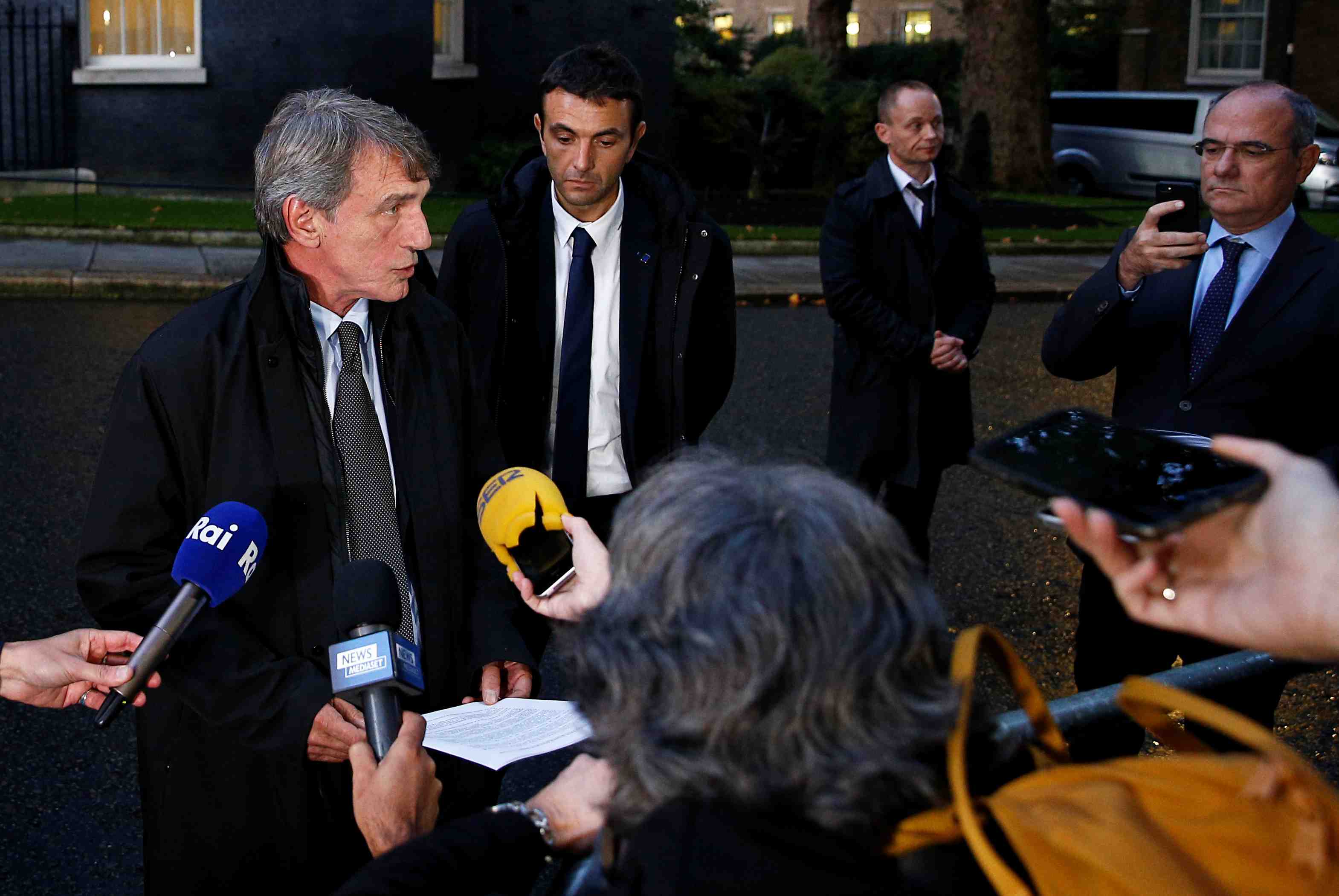 Brexit: aucun progres n'a ete accompli, dit sassoli