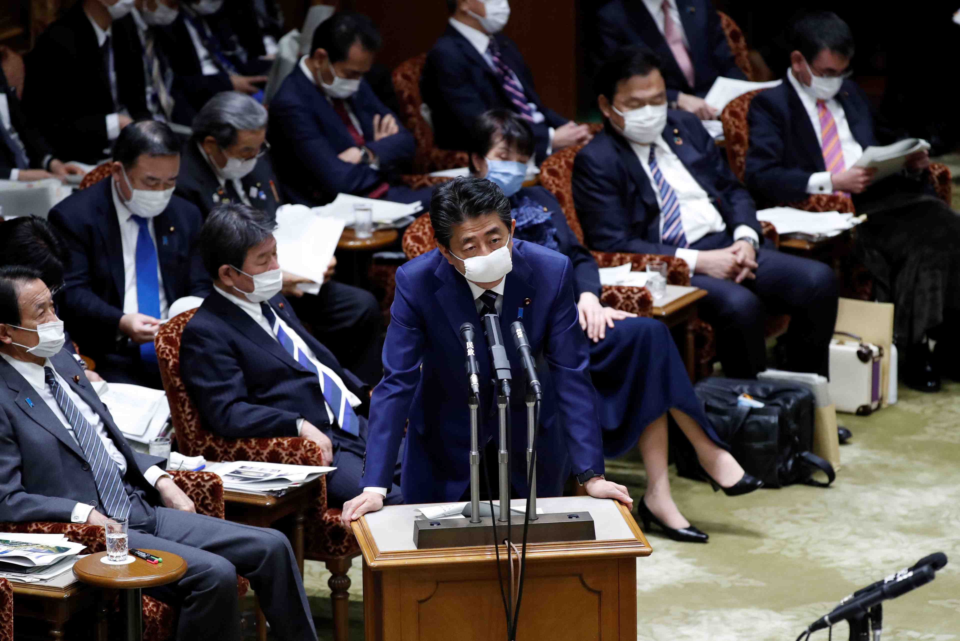 Coronavirus: accord a tokyo sur un allegement fiscal pour les societes affectees