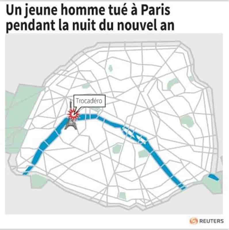 Un jeune homme mortellement poignardé à Paris