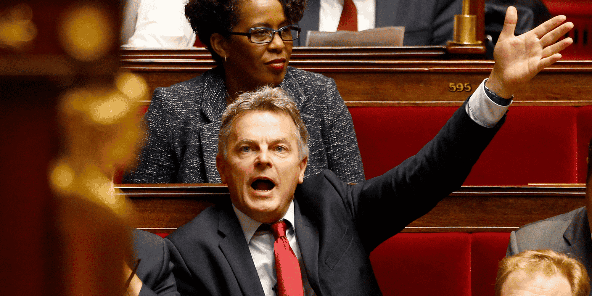 Fabien Roussel à l'Assemblée nationale.