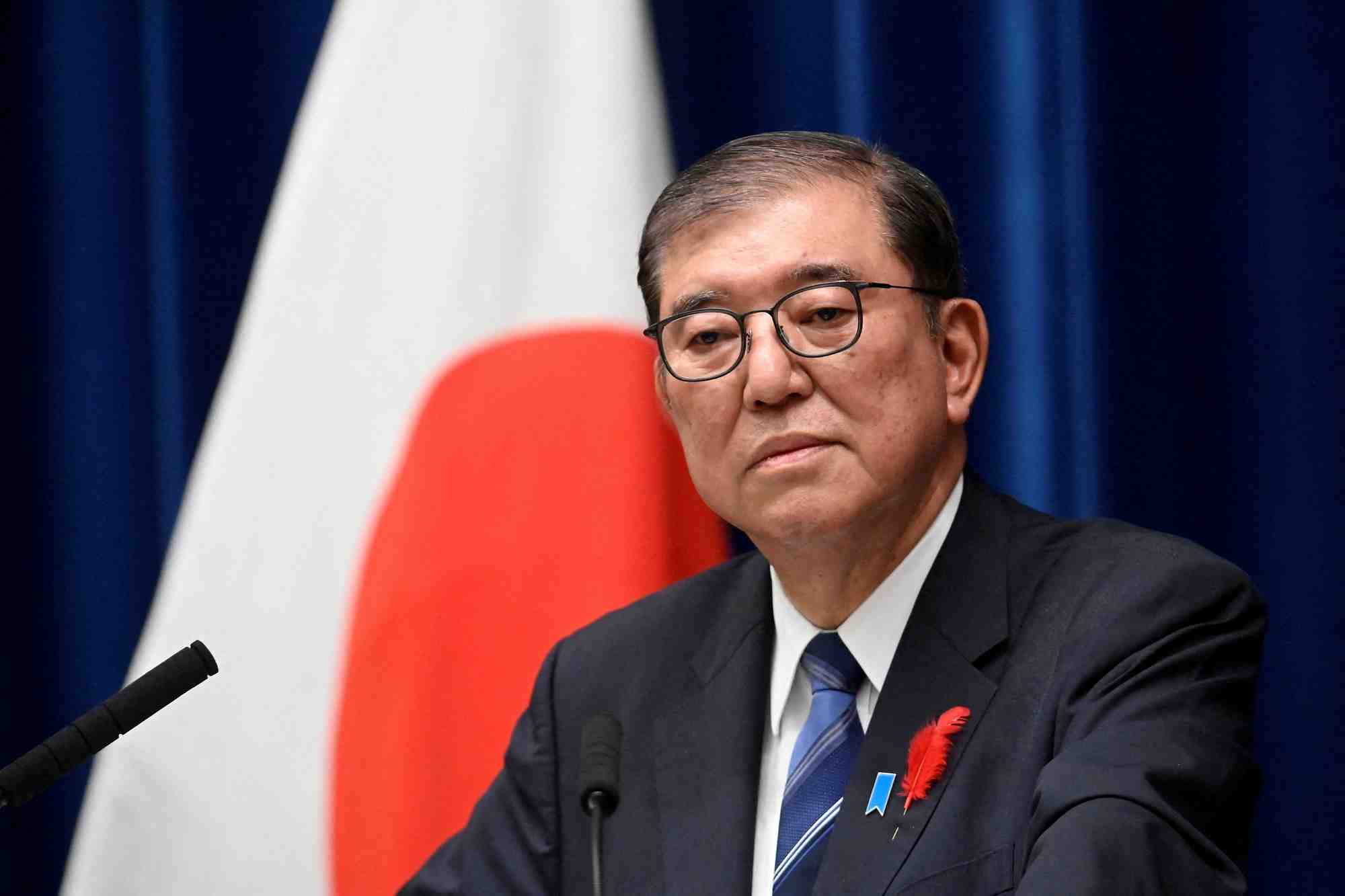 Le Premier ministre japonais, Shigeru Shiba.