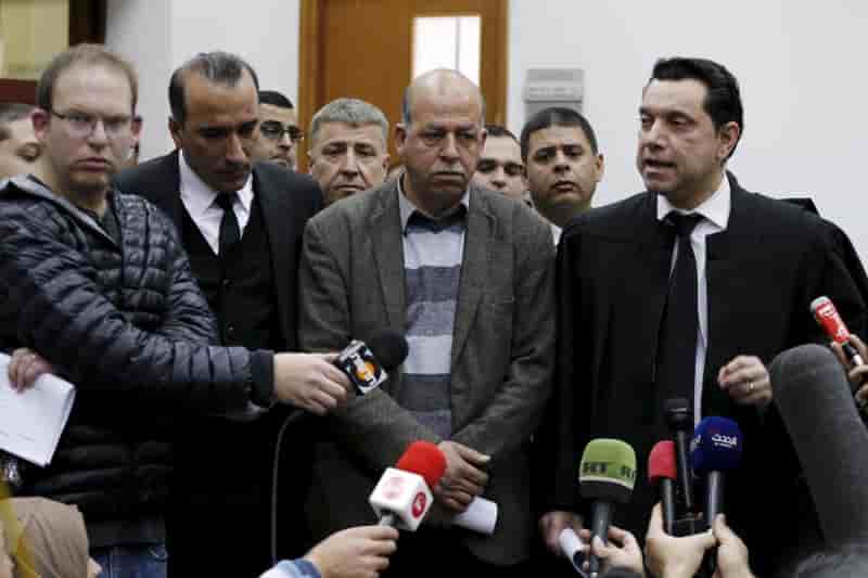 Les deux meurtriers d'un jeune palestinien condamnes a 21 ans de prison et a perpetuite