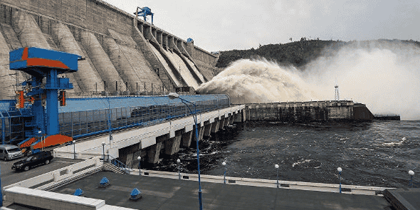 Rushydro barrage