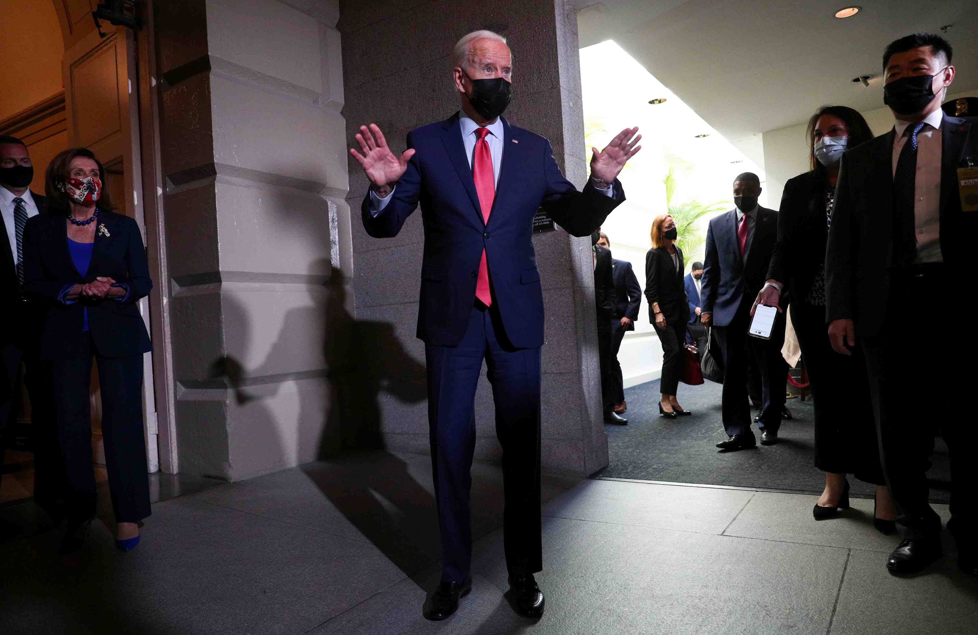 Biden se rend au congres pour appeler les democrates au rassemblement