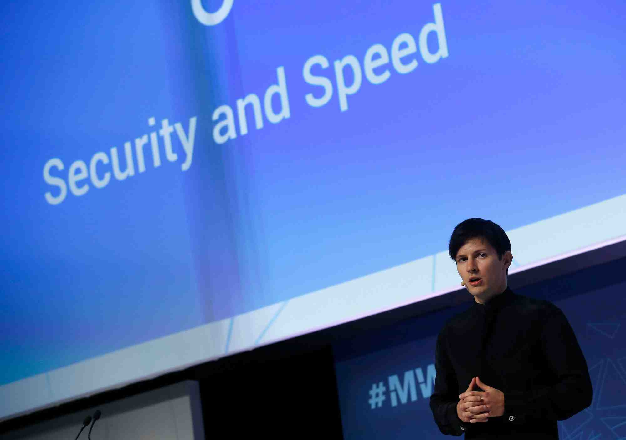 Le fondateur et pdg de telegram pavel durov