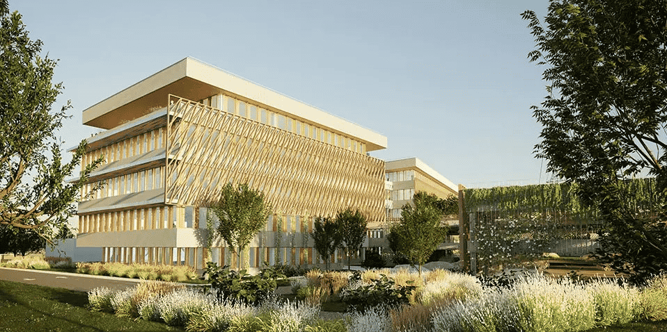Le programme Madera, développé par Lamotte et dessiné par BLP & Associés, s'étend sur 6.000 m2 à Mérignac. C'est l'une des grosses opérations de bureaux à Bordeaux Métropole cette année avec une livraison prévue cet été.