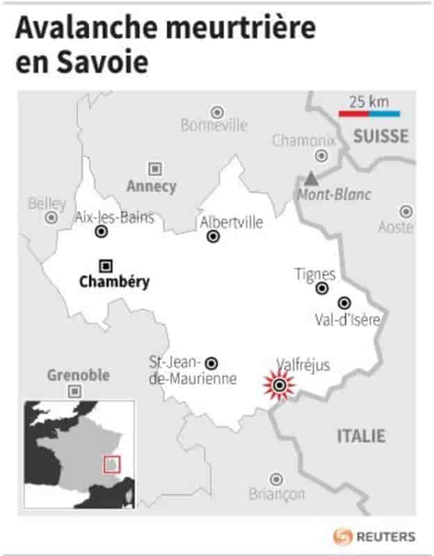 Avalanche meurtriere en savoie