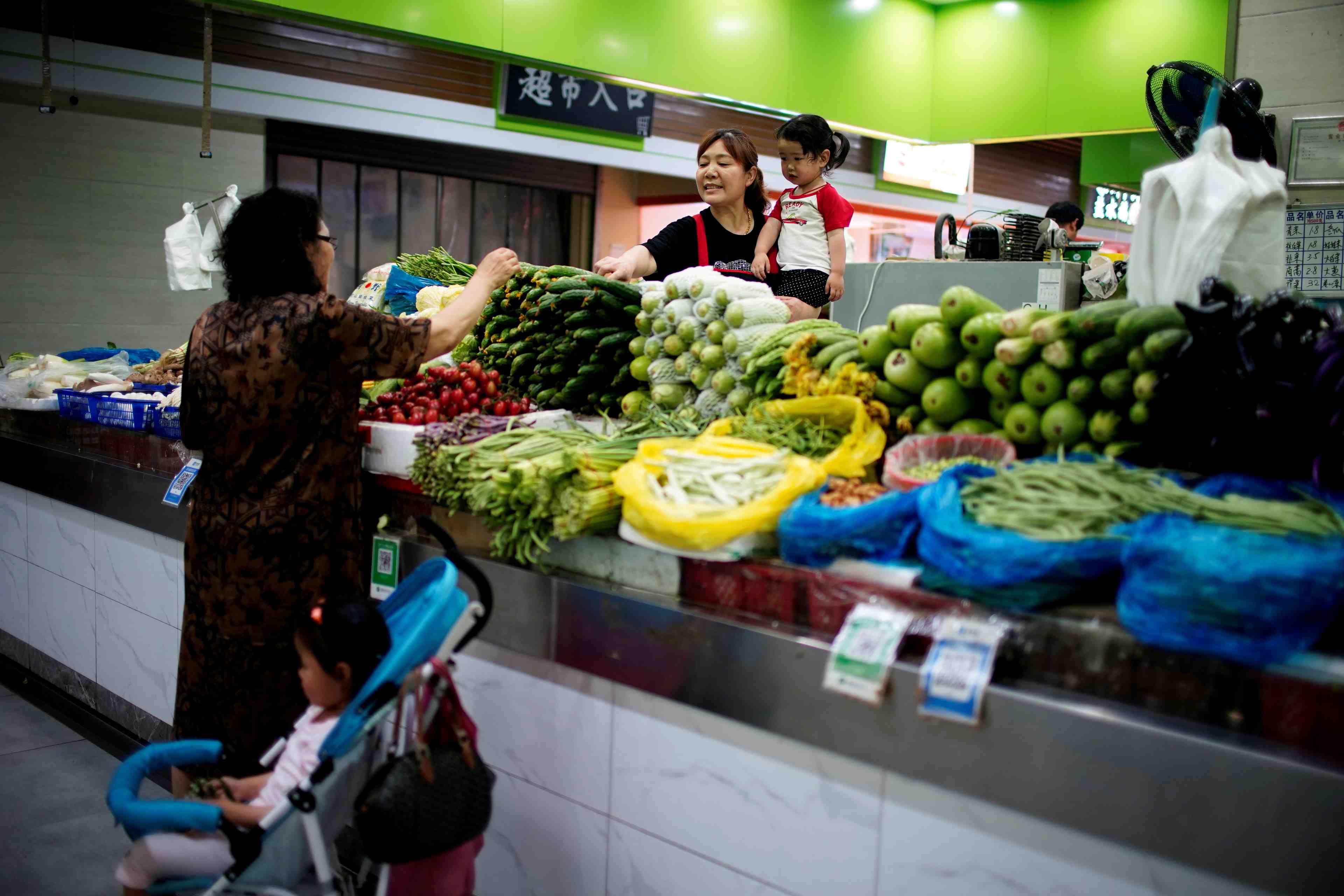 Les autorites chinoises veulent rassurer sur l'etat des reserves alimentaires
