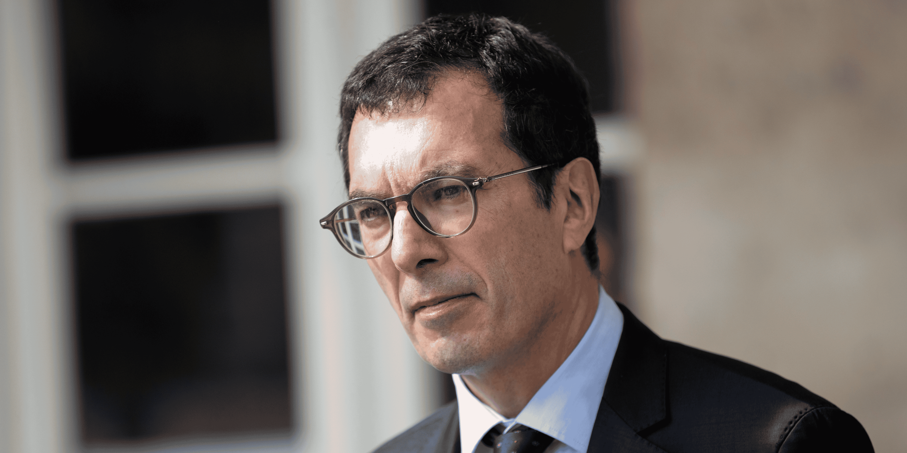 Jean-Pierre Farandou, PDG de la SNCF, à la gare de l'Est à Paris, le 10 mai 2020