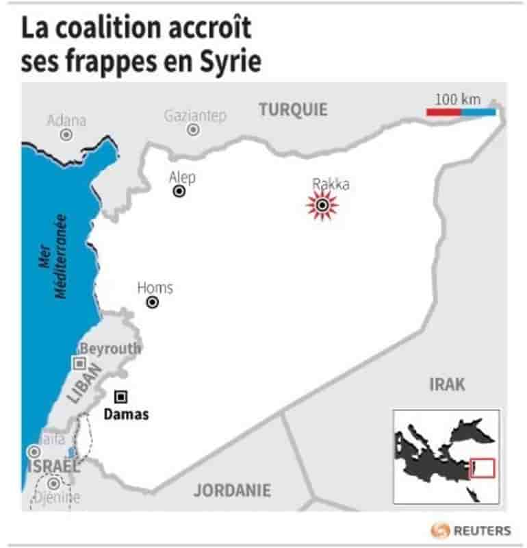 La coalition accroit ses frappes en syrie