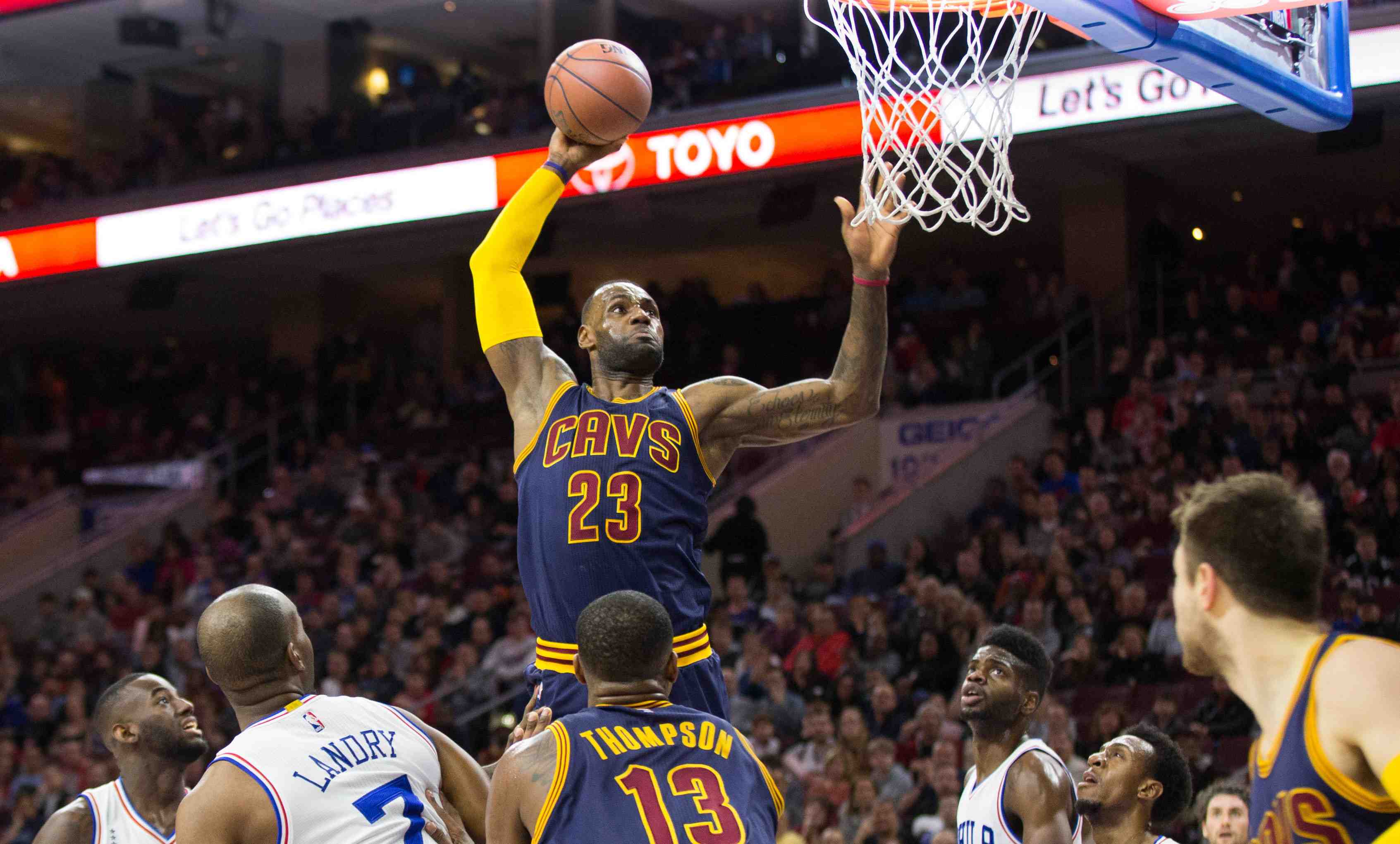 Lebron james passe la septieme
