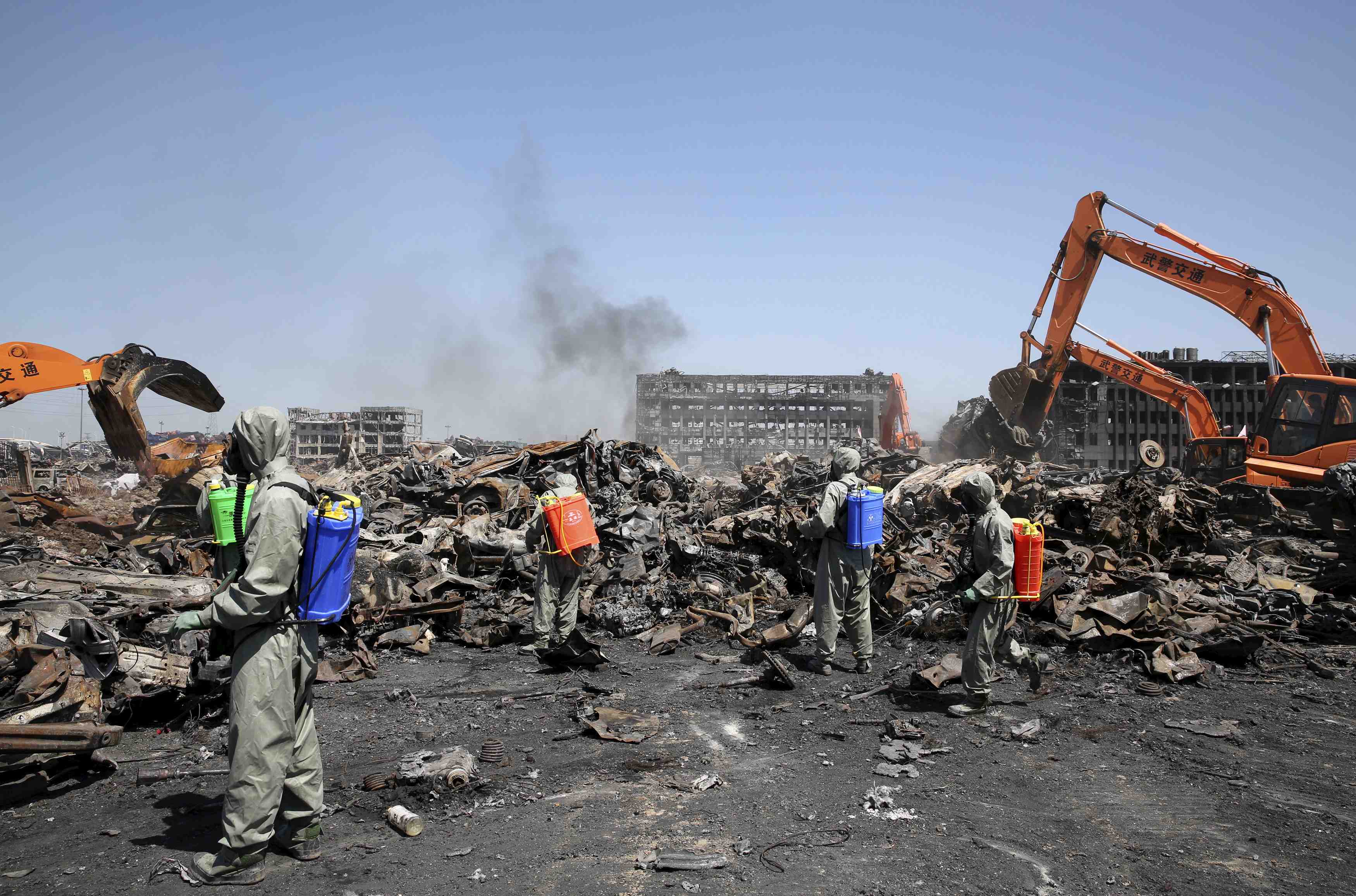 Une douzaine d'arrestations dans l'enquete sur les explosions de tianjin