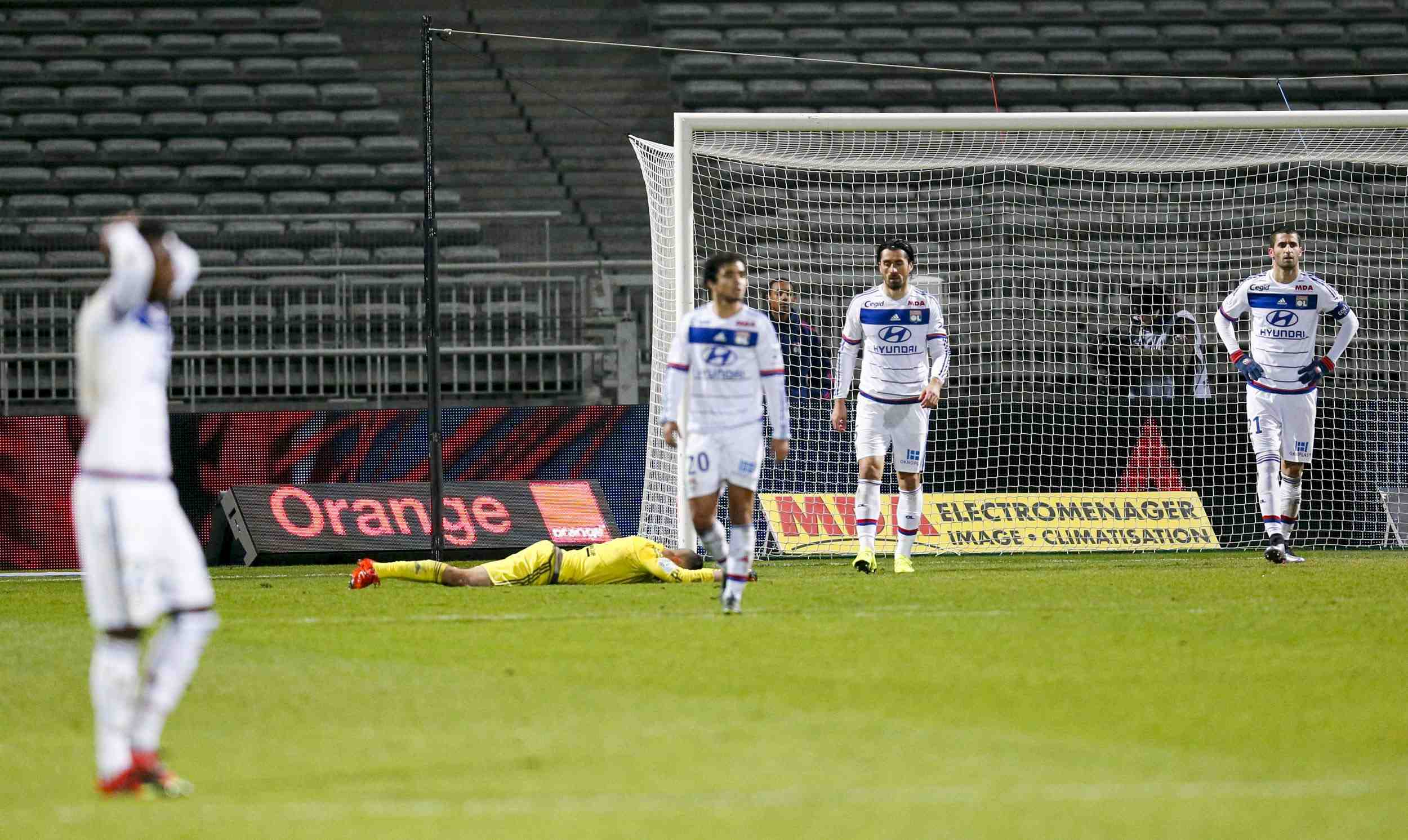 Le gfc ajaccio fait sombrer lyon