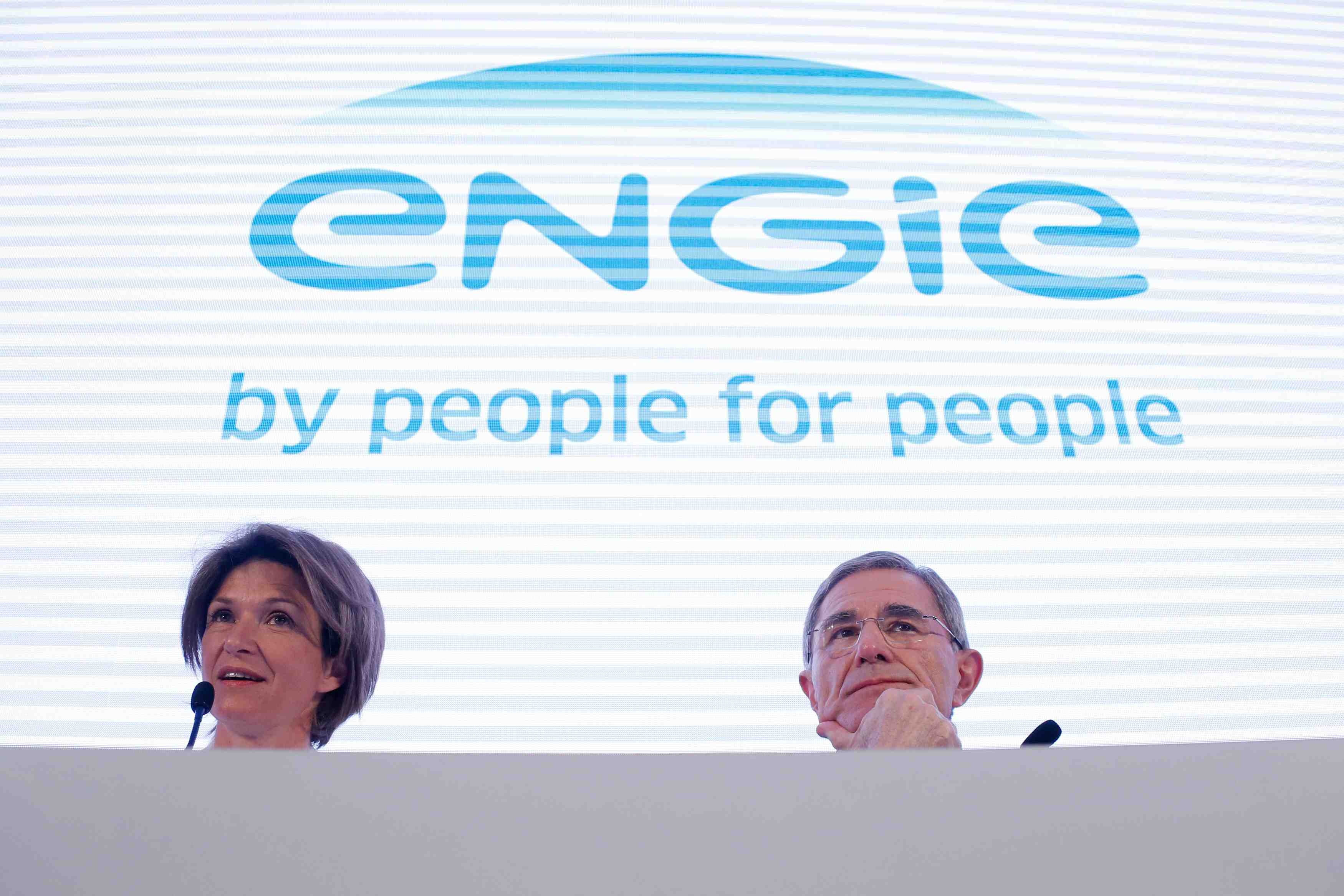 Mestrallet, Kocher, Engie, GDF Suez, Gérard, Isabelle, 2015.04.24, gaz, pétrole, nucléaire, énergéticien, énergies renouvelables, Courbevoie,