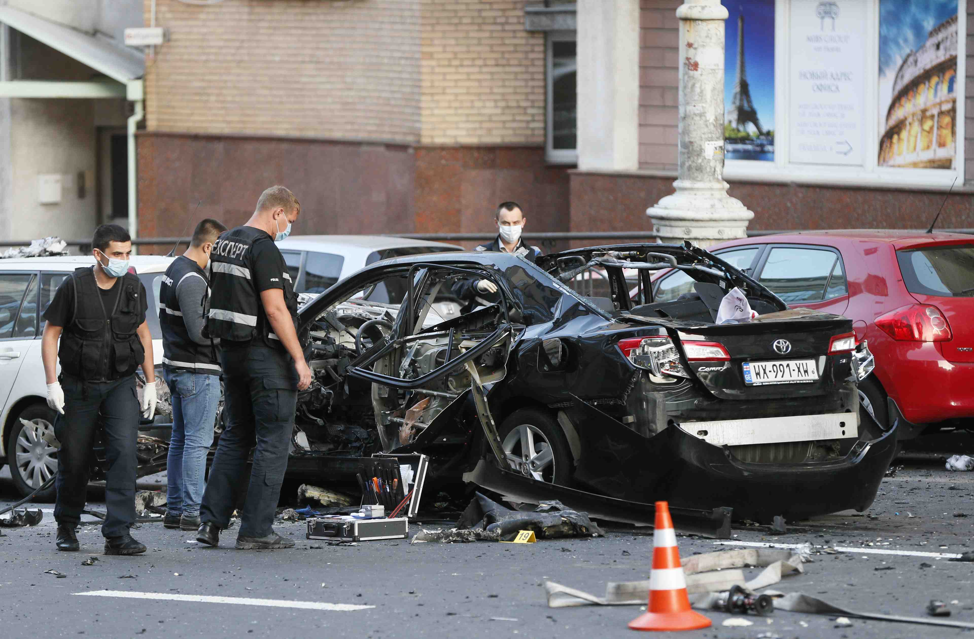 Un mort et un blesse dans une explosion au centre de kiev