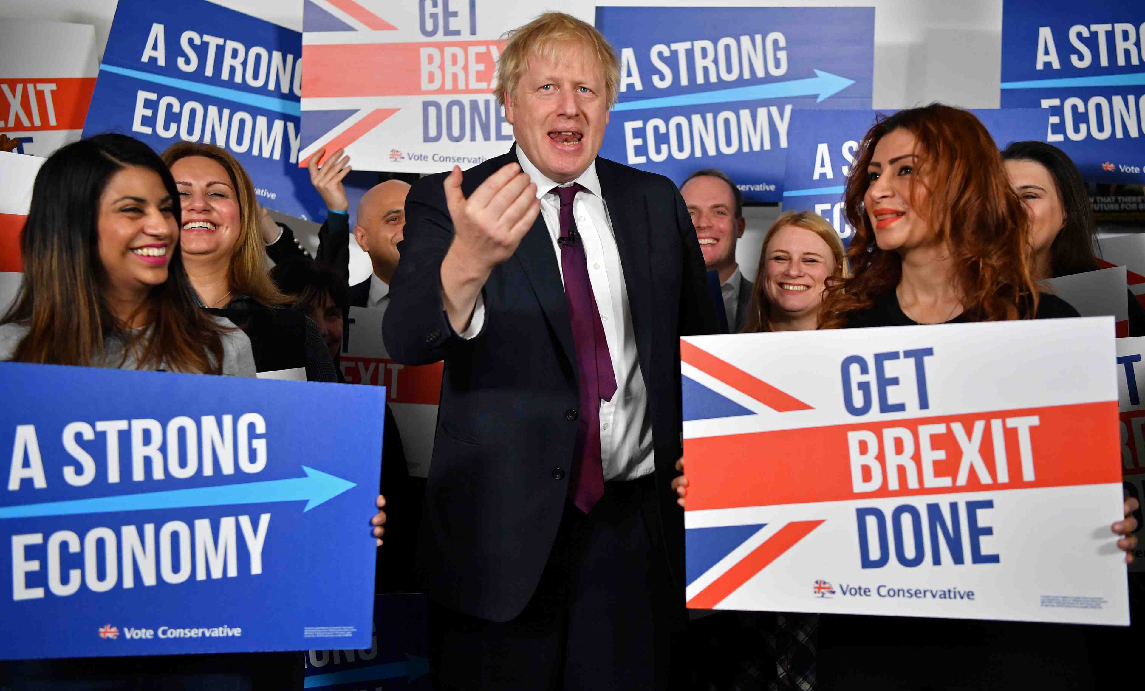 Elections: johnson admet etre nerveux face aux sondages