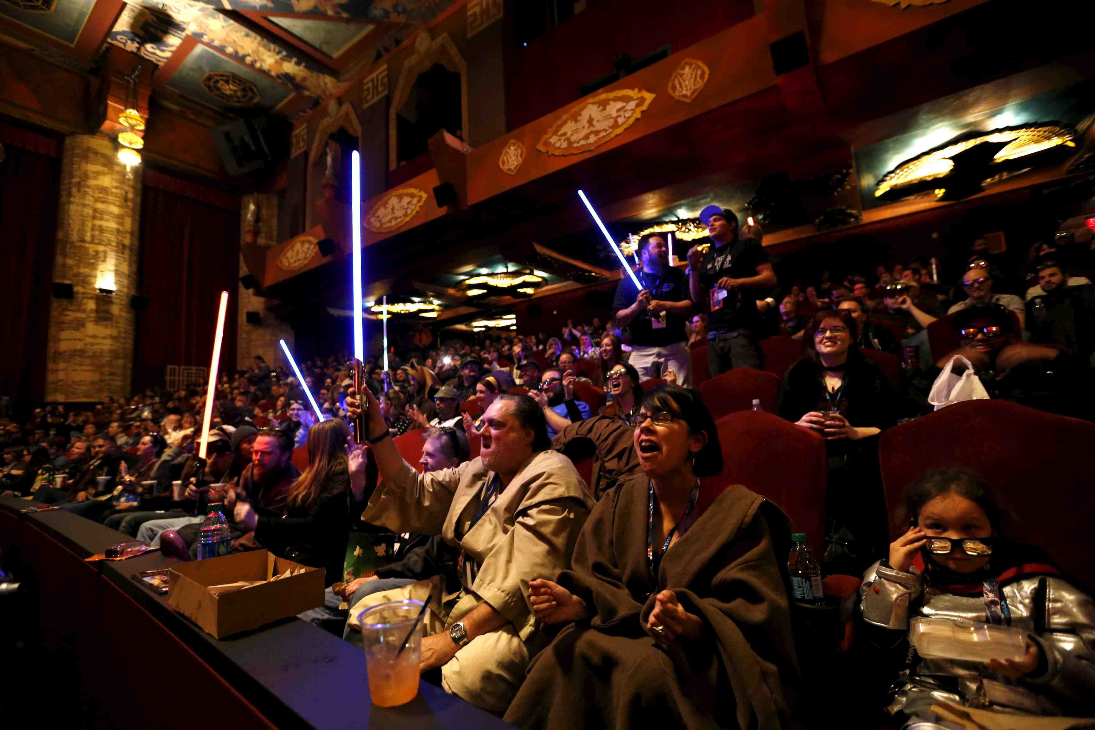 Recettes record pour le dernier "star wars" en amerique du nord