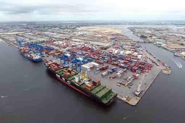Port d'Abidjan, Côte d'Ivoire.