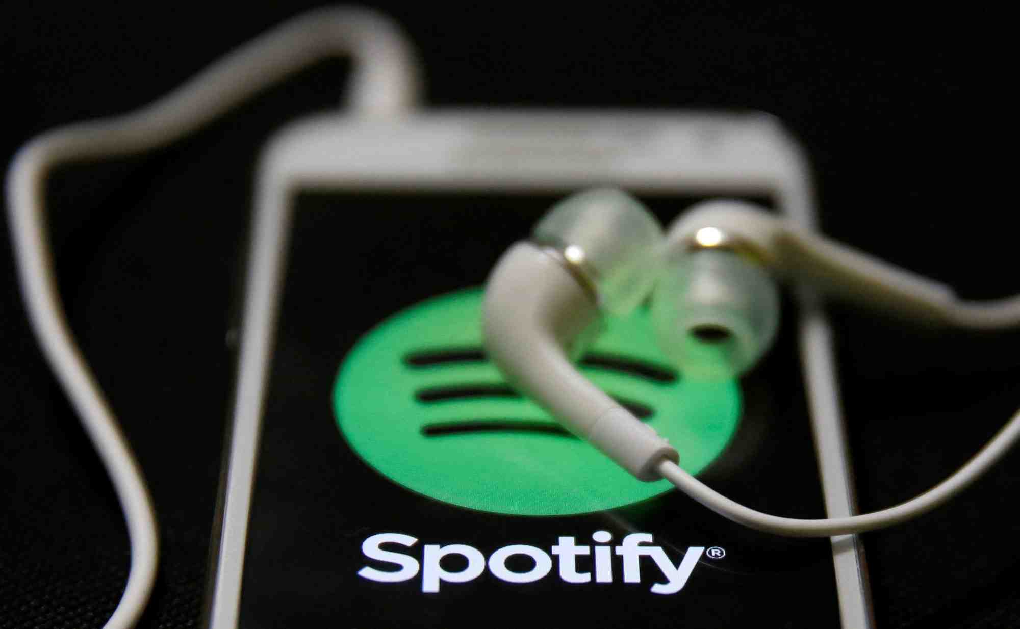 Photo d'archives du logo de spotify